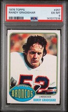 1976 TOPPS #257 RANDY GRADISHAR PSA 6