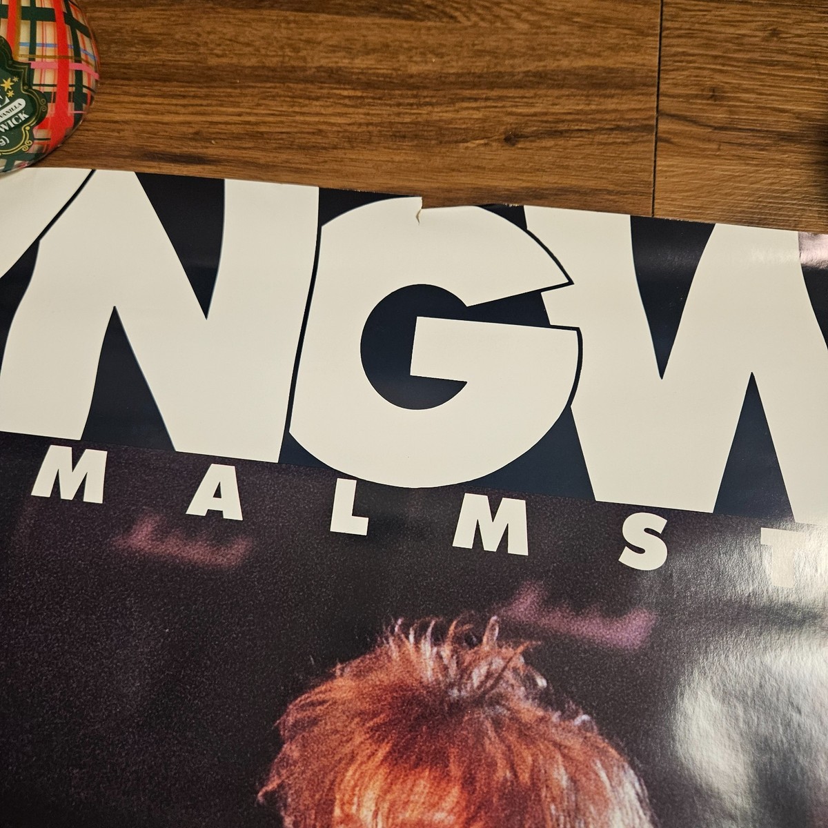 Yngwie J Malmsteen Trilogy 21x39 Original Vintage 1986 PolyGram