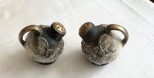 DRAGONWARE MORIAGE Japan Salt & Pepper Shaker Set w Stopper Dragon 2.5”