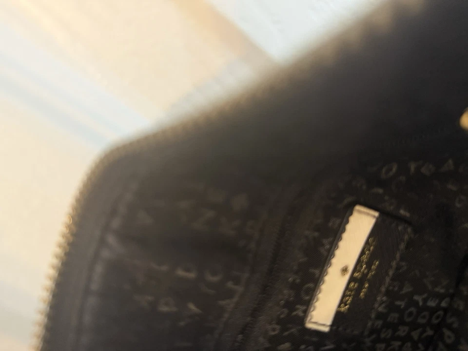 Bandolera Kate Spade New York Dawn Sailing a rayas negra blanca triple refuerzo nueva con etiquetas Foto 3 de 4