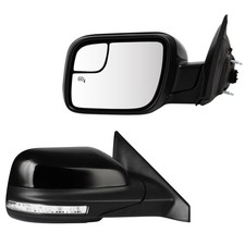 Pair Side Mirrors For 2012-2019 Ford Explorer Heated Power-folding Puddle Memory
