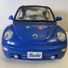 Vintage Barbie 17" VOLKSWAGEN VW CAR Mattel 2000 Blue Beetle Barbie Bug Sunroof