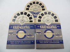 View Master Reel 115, 116  117, Sequoia Nat'l Park I, II  III, HL Single Reels