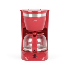 Cafetière électrique rouge 10-12 tasses