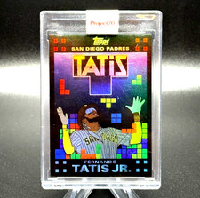 Fernando Tatis Jr. 2021 Topps Project70 TETRIS Rainbow Foil /70 Brittney Palmer