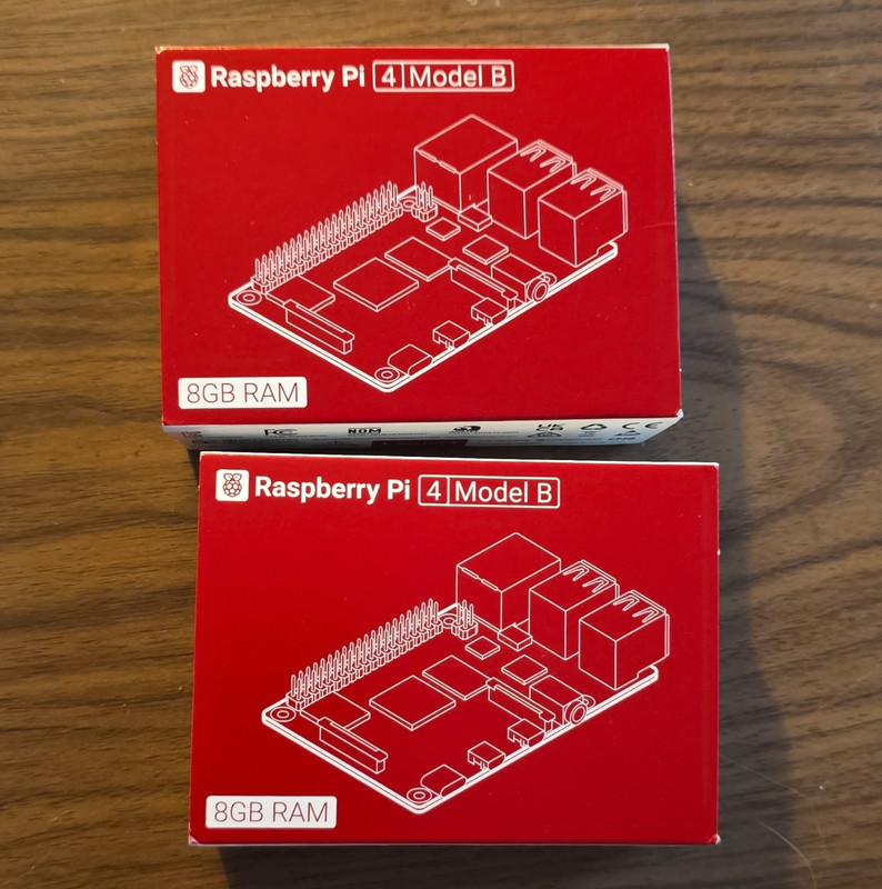 Raspberry Pi 4 Model B 8GB Single Board Computer WiFi Bluetooth USB Ethernet x2