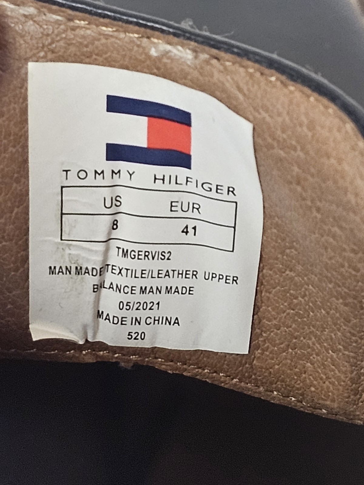 TOMMY HILFIGER Men’s Black Formal Dress Shoes Size 8M Memory Foam Leather Soles thumbnail 8