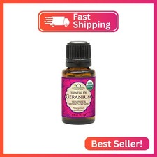 US Organic 100 Pure Geranium Essential Oil - USDA Certified Organic, Steam Dist