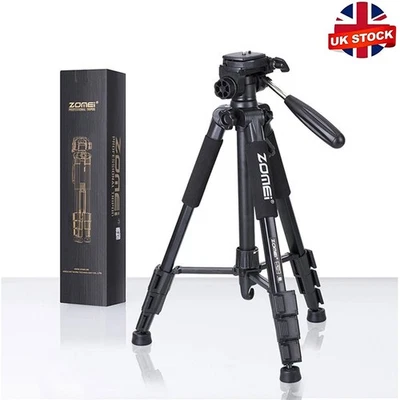 ZOMEI Q111 Professional Photo Tripod with Pan Head for Canon Nikon Sony DSLR - Image 1 of 4