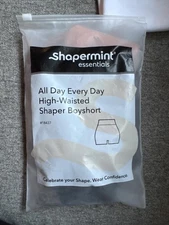 Shapermint Essentials Shapewear Bundle - Boyshort (L) & Scoop Neck Cami (XL)