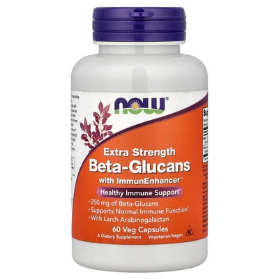 Beta-Glucans With ImmunEnhancer , 60 Veg Capsules
