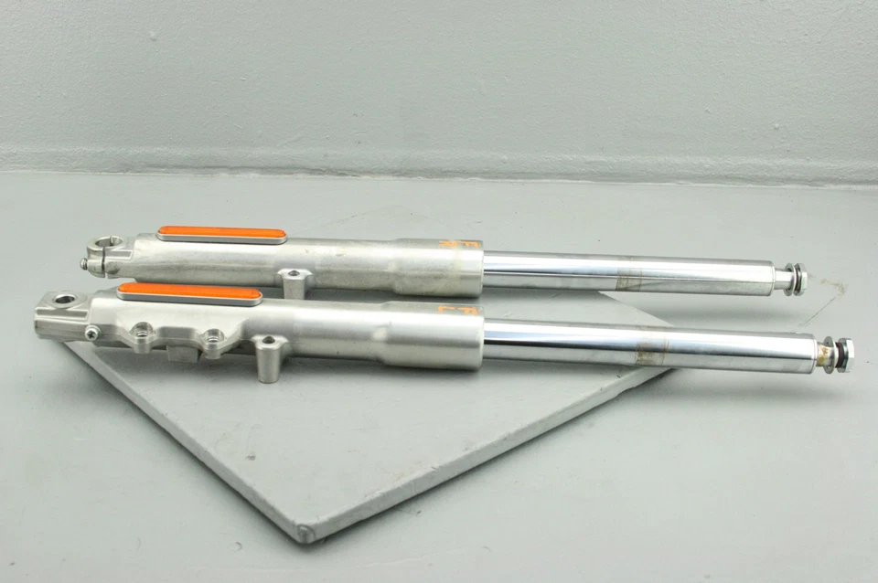 2012 Harley Softail Fatboy 41mm Front Fork Suspension Leg Assembly Set #4074 - Image 2 of 4