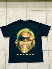 Vtg Style Dennis Rodman Official Apparel Graphic Double Sided STILL BAD Cotton