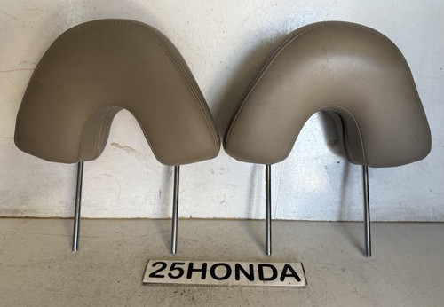 1999-2003 Acura TL Type S Factory Seat Tan Leather Headrests Oem Jdm Circle