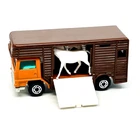 Matchbox Lesney Superfast 40 Horsebox, light orange, brown box, white ramp mint!