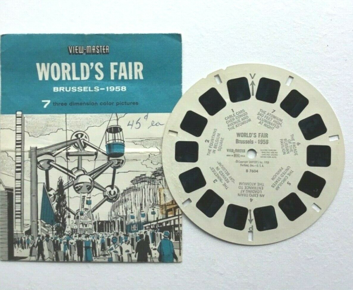 View Master Reel A7604 World's Fair Brussels 1958 | eBay