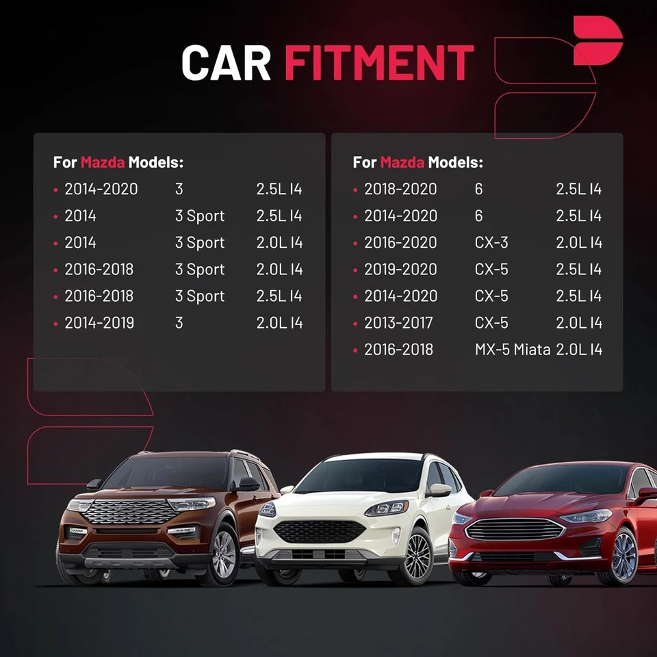 4 Ignition Bobinas Pack UF805 and Spark Plugs For 2013-2017 Mazda CX-5 2.0L l4 Foto 3 de 4