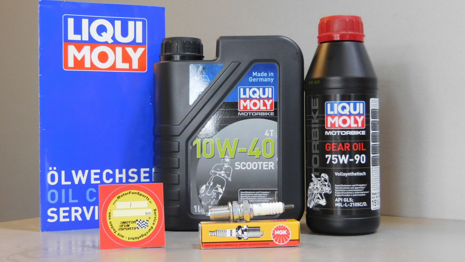Maintenance Set Buffalo Italo 125 Inspection Spark Plug Oil Service