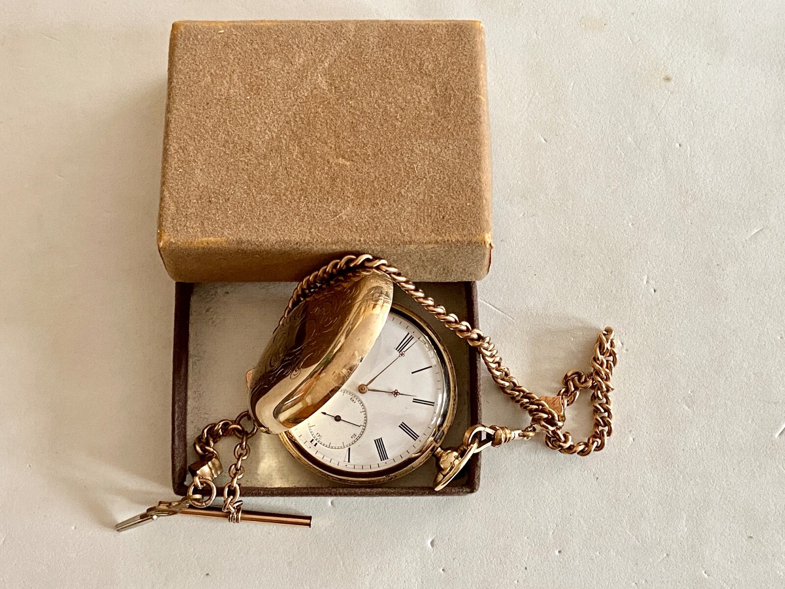 SOLID-----14K YELLOW GOLD JOHN BEESLEY LIVERPOOL … - image 1