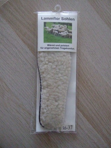 NEU + OVP - Lammflor Sohlen Gr. 36-37 wohlig warm