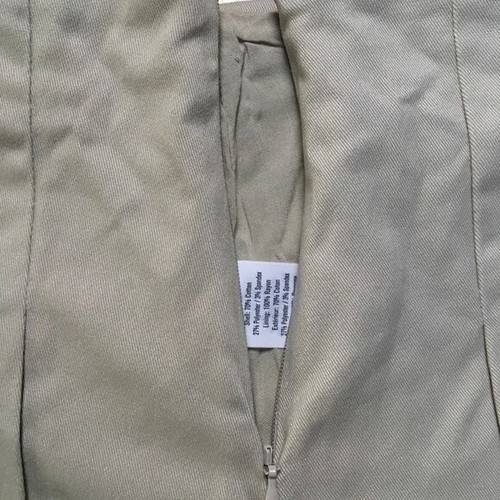 Gymboree Girls Uniform Pleated Skirt – Size 7, Khaki, Hidden Zipper, Lined - Picture 3 of 4