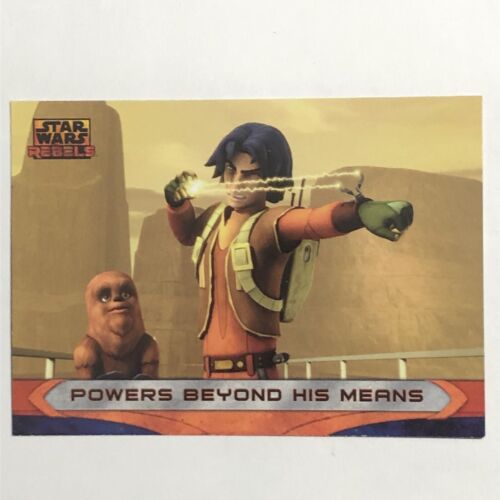 Star Wars Rebels Trading Card  #88 Powers Beyond His Means - Photo 1 sur 2