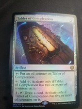 Tablet Of Compleation Foil NM Phyrexia  MTG