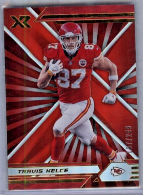 2021 Panini XR Red Travis Kelce #50 097/249 KANSAS CITY CHIEFS