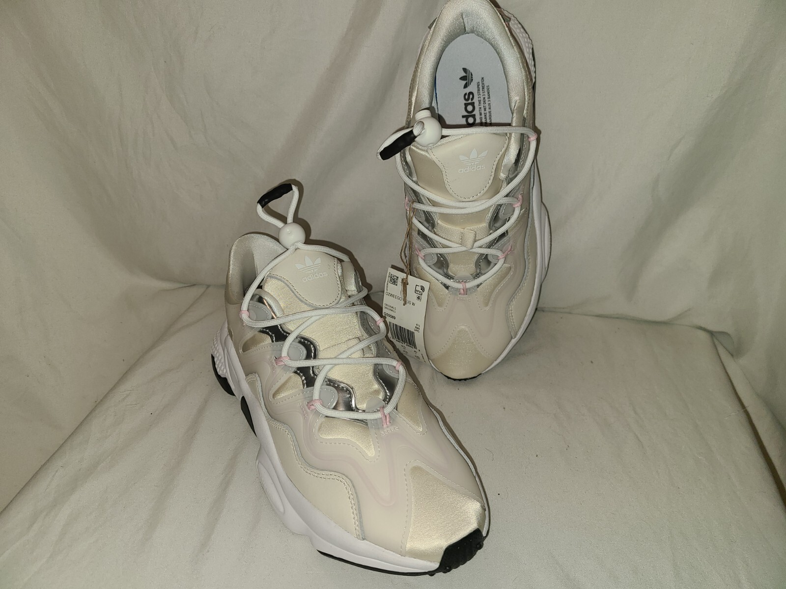 adidas Ozweego Plus Chalk White Pink 