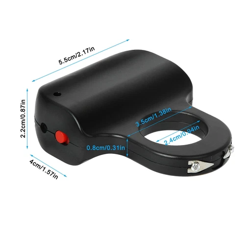 Anello Dito Elettroshock Requisito di Autodifesa per Scherzo⚡ - Foto 5 di 17