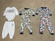 Lot of 6 Nike  Carters Top  Bottom Set Toodlers 0-6M/9M Multicolor