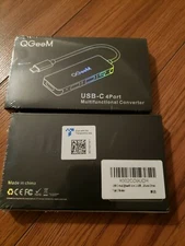 QGeeM USB-C 4 Port Multifunctional Converter 