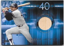 2015 Topps Free Agent 40 Reggie Jackson 01/50 Game Used Relic #F40R-RJ
