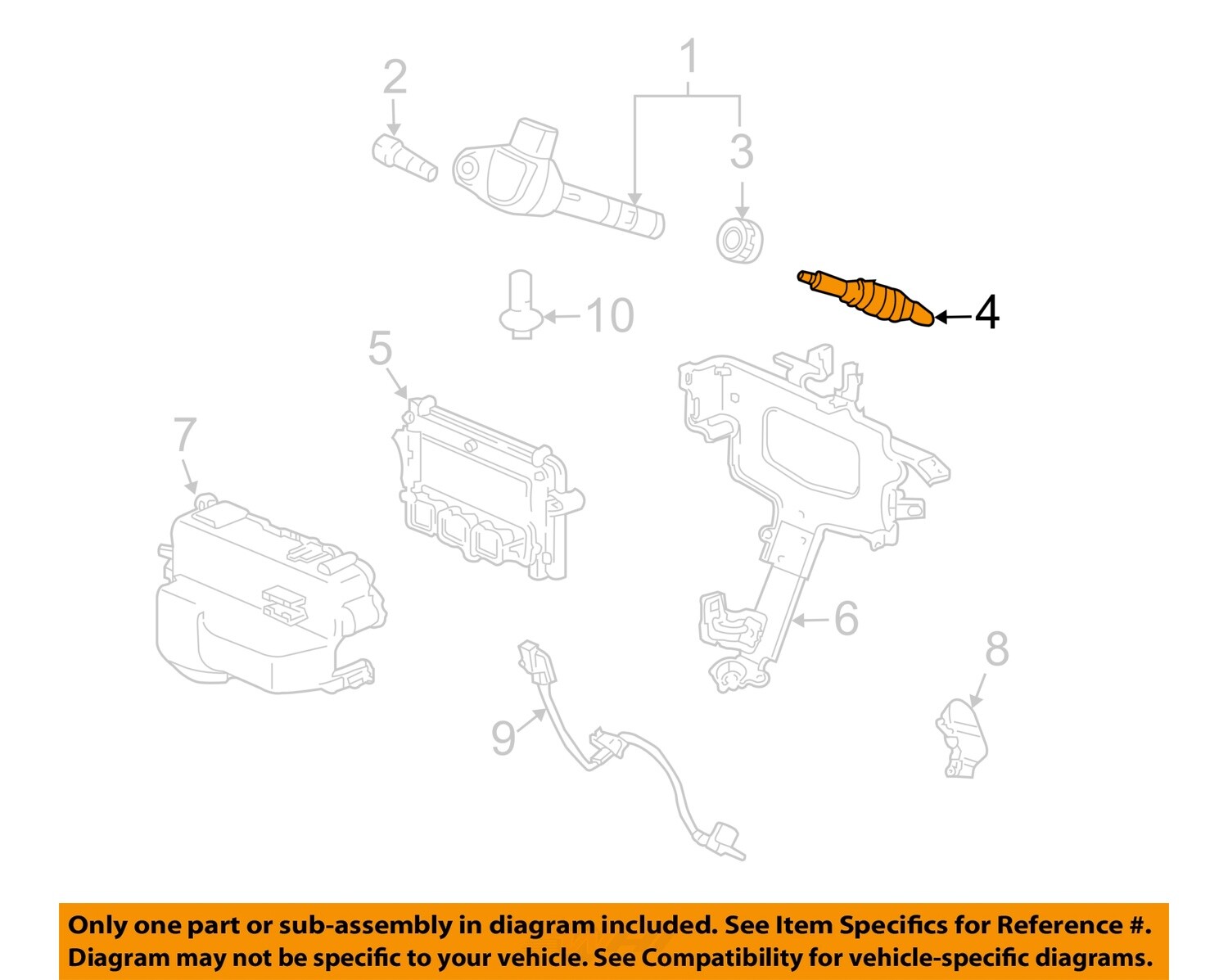 HONDA OEM 08-20 Accord Crosstour Ignition System-Spark Plug 12290R70A01