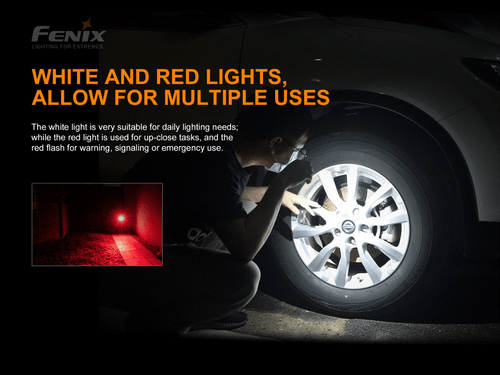 FENIX E03R USB Recargable 260 Lúmenes LED Llavero Linterna con Cable de Carga - Imagen 10 de 12
