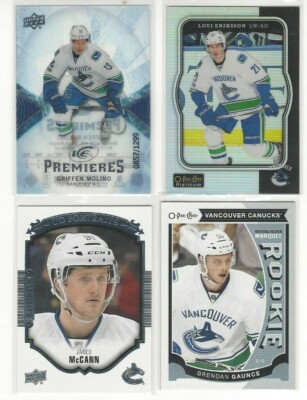 2017-18 O-Pee-Chee Platinum Retro Rainbow #R52 Loui Eriksson Vancouver 