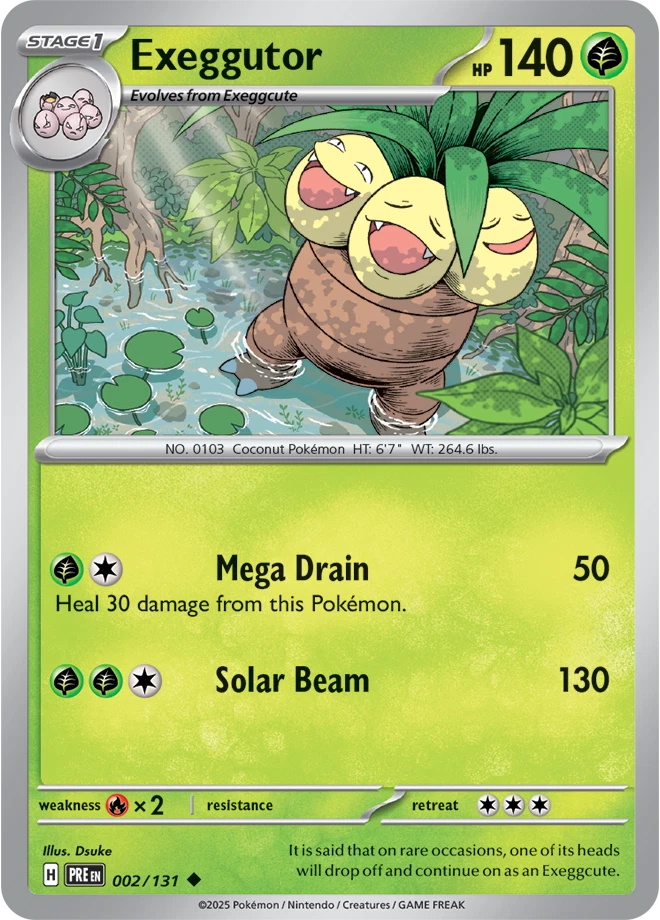 Exeggutor Pokémon TCG Cards for sale | eBay
