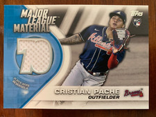 TOPPS ML BASEBALL 2021 CRISTIAN PACHEV ROOKIE MAJOR LEAGUE MATERIALS CARD MLM-CP