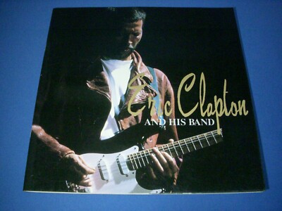 Eric Clapton Set of 4 Japan Concert Tour Program 1990 1993 1997