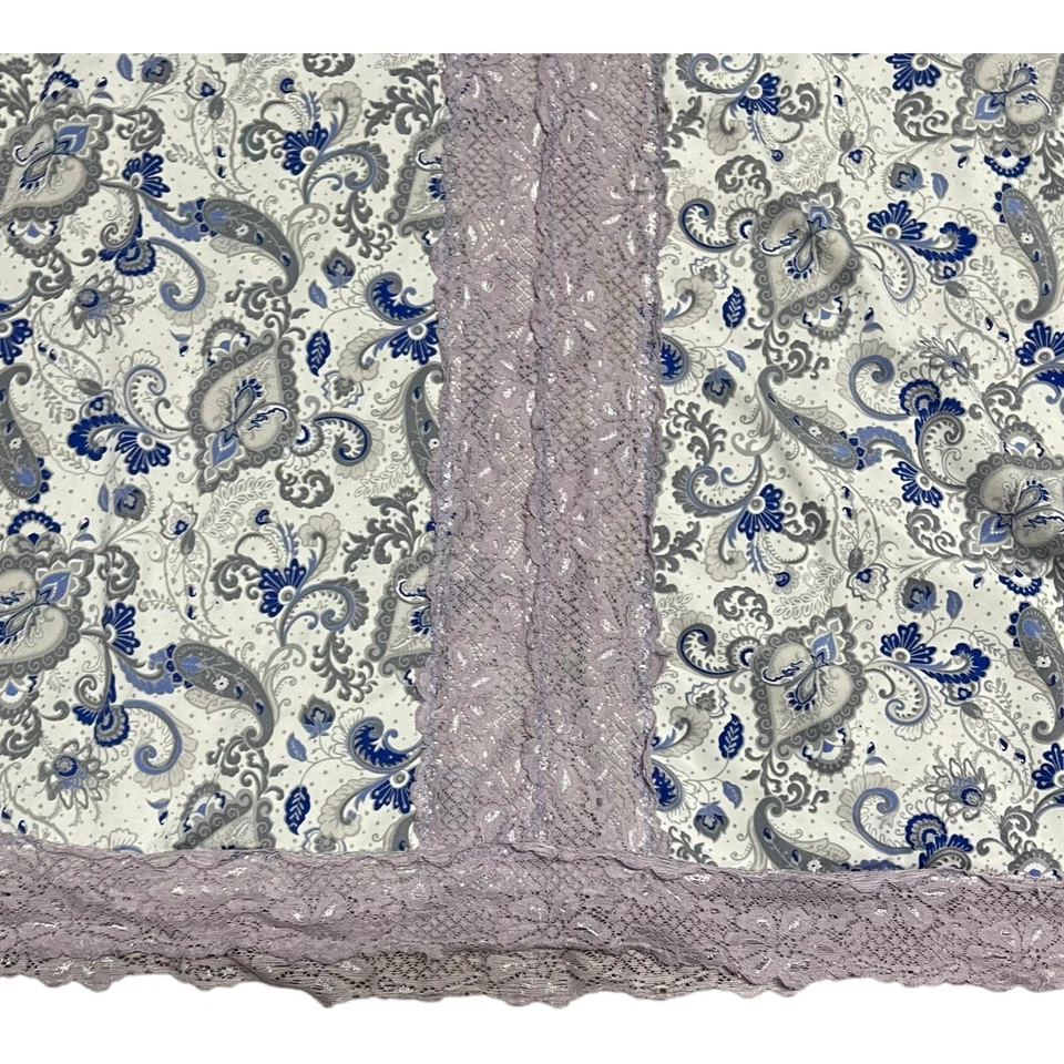 Delta Burke Floral Encaje Encaje Camisón Correa Espagueti Mujer Lencería Prendas para dormir Foto 2 de 4