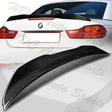 For 2014-2020 BMW F33 F83 M4 Convertible PSM-Style Carbon Fiber Trunk Spoiler