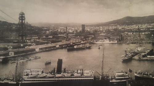 Postkarte Barcelona Puerto Desde Barceloneta Spanien gelaufen - Bild 2 von 9