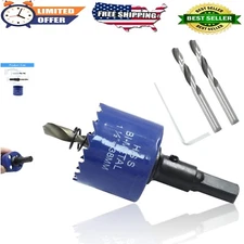 High Speed Steel Hole Saw Drill Bit 1-1/4 Inch Depth - Perfect for DIY Projects