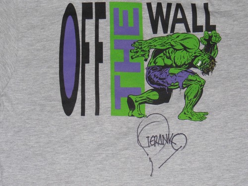 JIM STERANKO SIGNED~HULK VANS T-SHIRT 