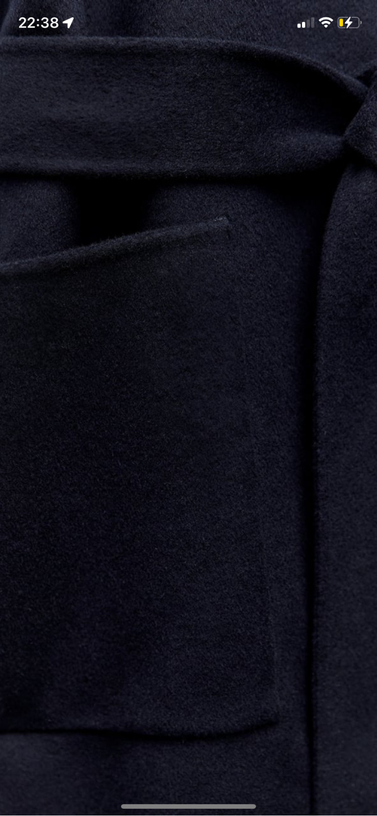 Zara Double-Faced Wool Blend Waistcoat,BNWT, XS-S, navy blue image 10