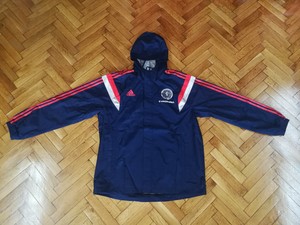 Scotland National Team Soccer Player Issue Jacket Adidas Football Rain Coat Mint | eBay