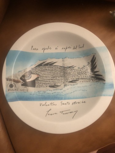BUON RICORDO AMERICA Valentino plate Santa Monica leonre Tawney dish 229 of 510 - Picture 2 of 6