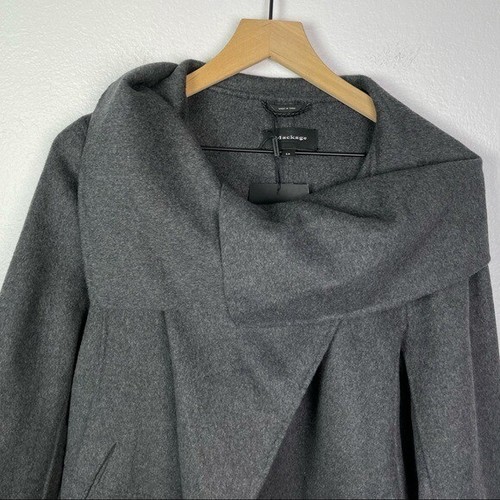 Nwt mackage vane-f4 Grey wool waterfall 