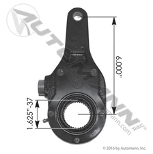 MANUAL SLACK ADJUSTER - 1.625" 37 SPLINE - 6" - HD