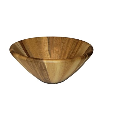 Threshold Acacia Wood 10'' Salad Fruit Serving Bowl - New with tags